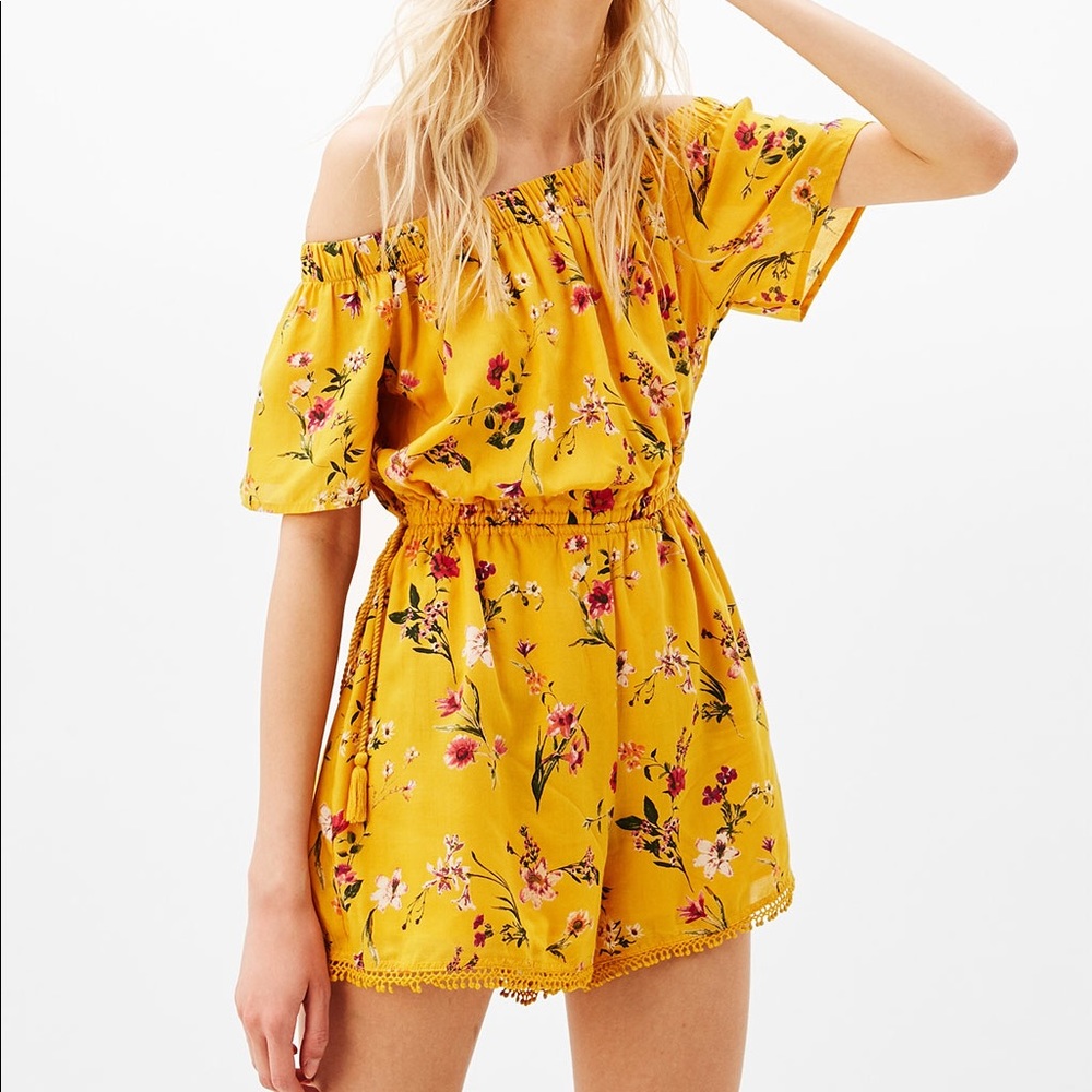 Yellow Playsuit